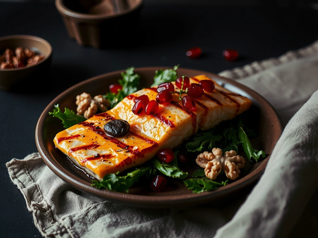 Samenstelling van voedingsrijke ingrediënten op een donker bord